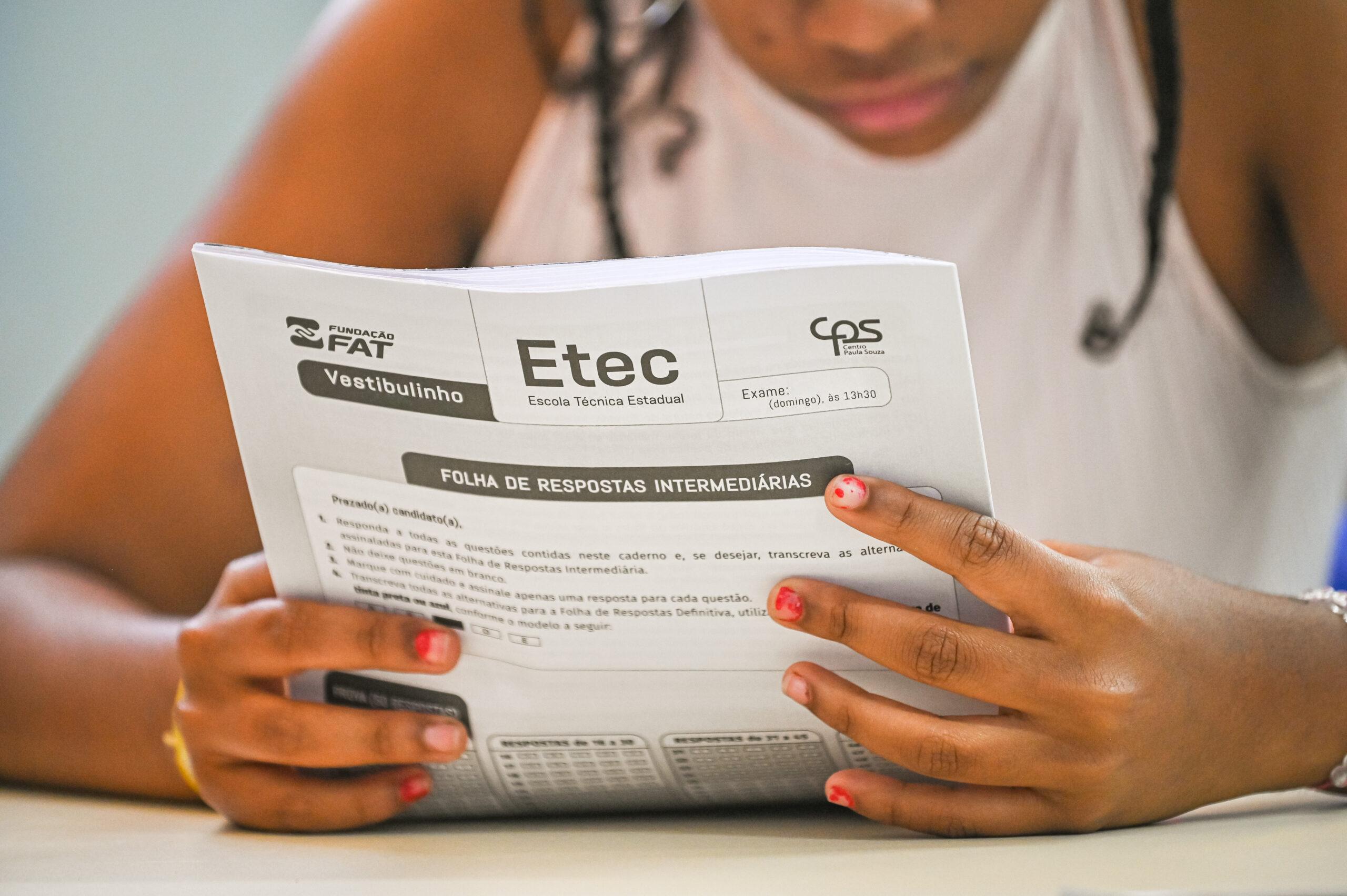 Calendário Vestibulinho ETEC
